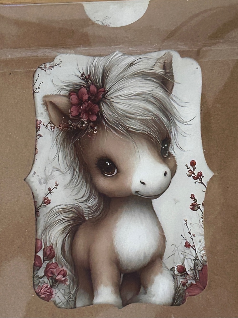 20 Unique Cute Vintage-Style Country Animal Note Cards - Soft Neutrals & Blush